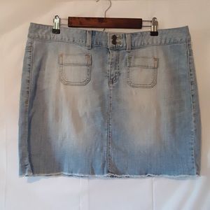 {Hilfiger} Vintage Denim Mini Skirt
